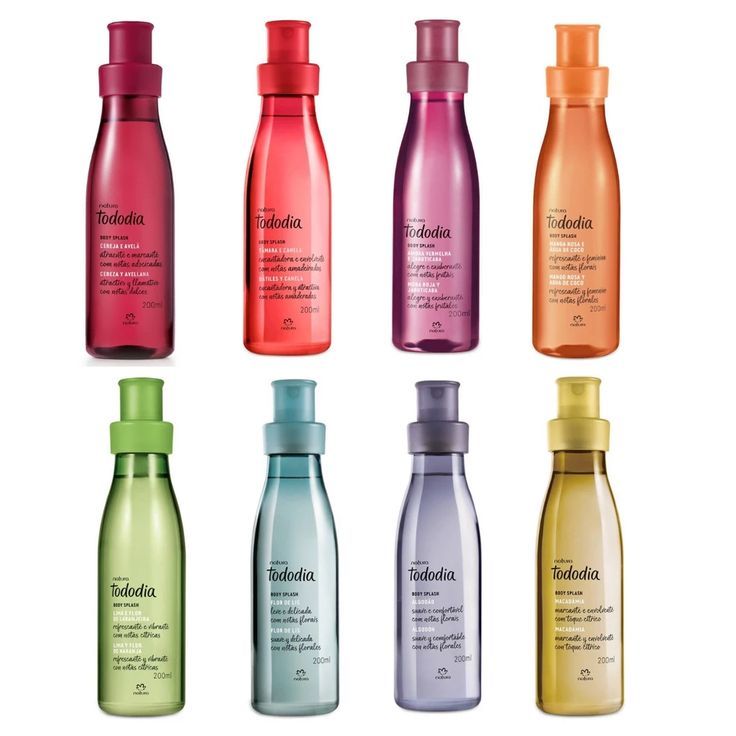 Tododia Body Splash Colônia Feminina Natura 200ml: Macadâmia, Cereja & Avelã, Ameixa & Flor de Baunilha e mais