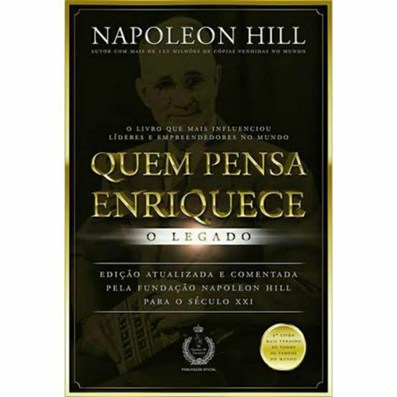 Kit livros Napoleon Hill Quem pensa Enriquece + Hábitos dos Milionários
