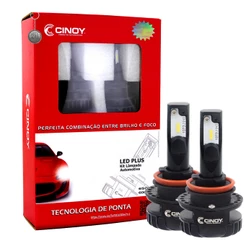 Lâmpada Super Led Cinoy Plus 12000 Lumens Sem Erro 12v 24v