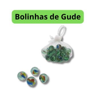 Bolinhas de Gude Vidro Coloridas - Mega Kit Promoção