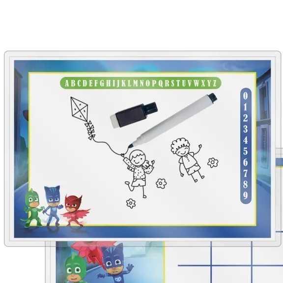 10,20,30 Lousinhas Quadro Branco Para Brincar e se Divertir No Tem No PJ Masks ou Outros Temas