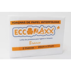 Papel Toalha Interfolha Eccomaxx 20x21 Branco