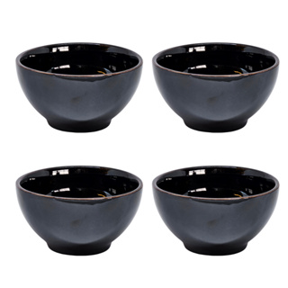 Kit 4 Bowls de Porcelana 500ml — Tigela Cumbuca Reforçada p/ Sopa, Café da Manhã, Caldos e CereaL em Oferta na Shopee