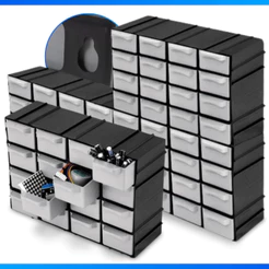 Gaveteiro Plástico Organizador Multiuso 16 Gavetas Caixas - OFERTA