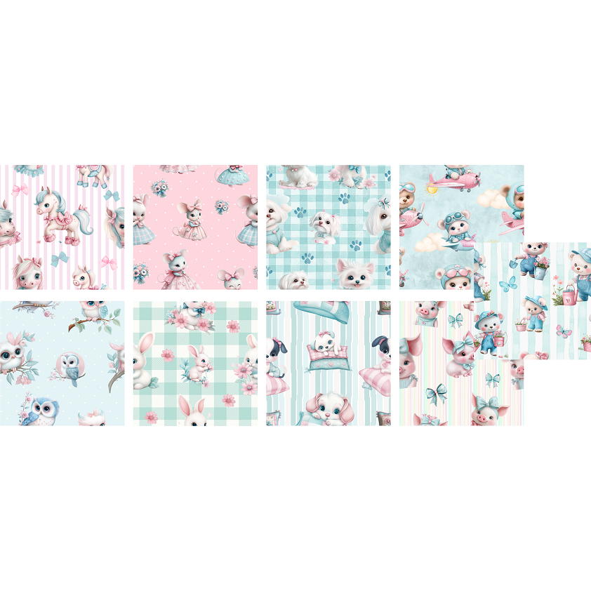 Tecido Tricoline Digital 100% Algodão - Estampas Infantis