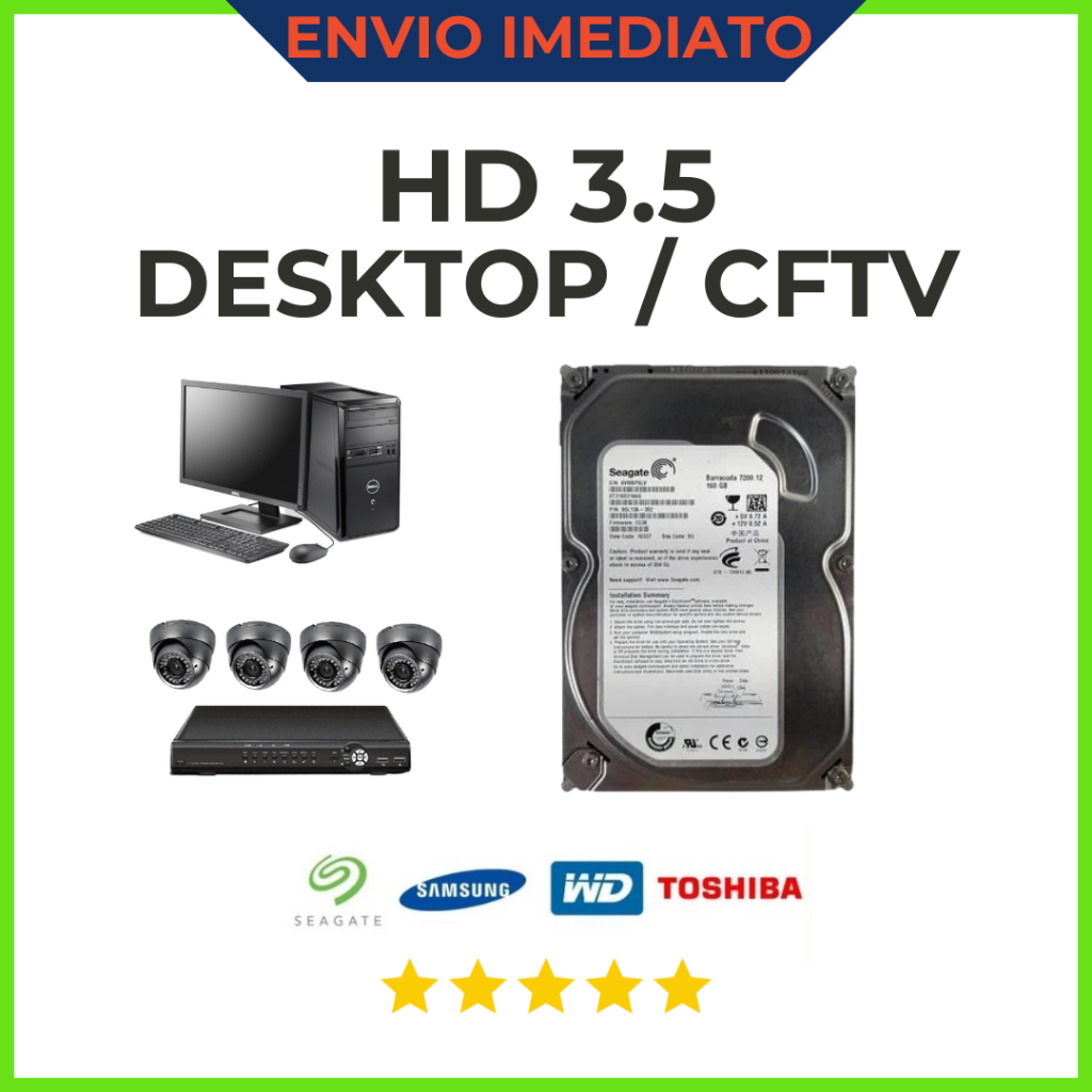 HD 160GB sata Desktop DVR - CFTV
