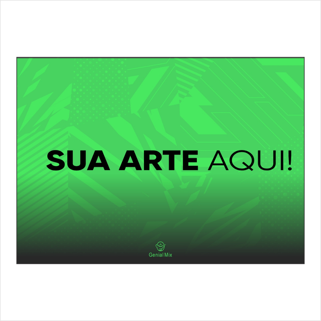 Painel Retangular de Tecido Sublimado Personalizado