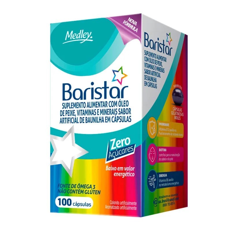 BARISTAR C/100 CAPSULAS SUPLEMENTO VITAMÍNICO