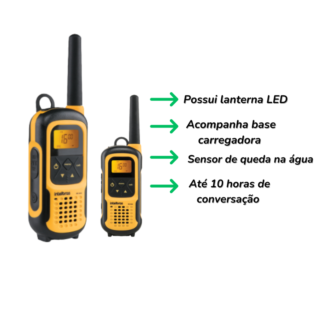 RC 4102 WaterProof Rádio Comunicador à prova d’água Intelbras