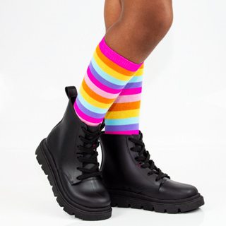 Bota Infantil Menina Feminina Várias Cores Coturno Tratorado Botinha Juvenil Camin em Oferta na Shopee