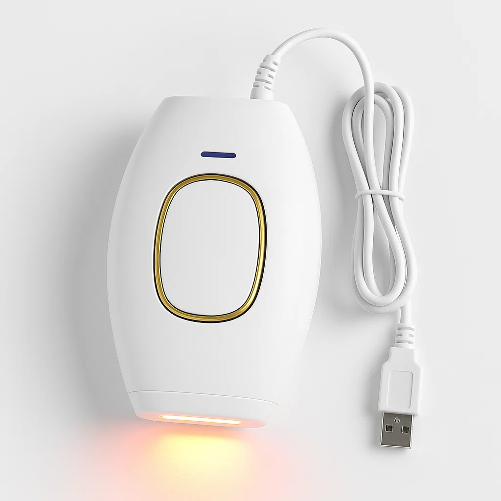 Depilador a Laser Portátil 500 Mil Flashes IPL Indolor – Axila, Rosto, Virilha Corpo Inteiro Bivolt