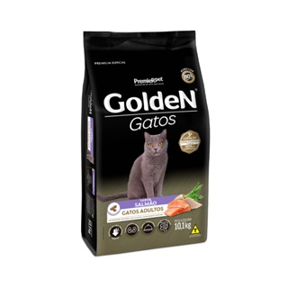 Ração Golden para Gatos Adultos Salmão 10,1Kg em Oferta na Shopee
