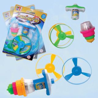 Gira Gira Pião Lançador Giratório Automático Iluminado Infantil Para Presentear Crianças em Oferta na Shopee
