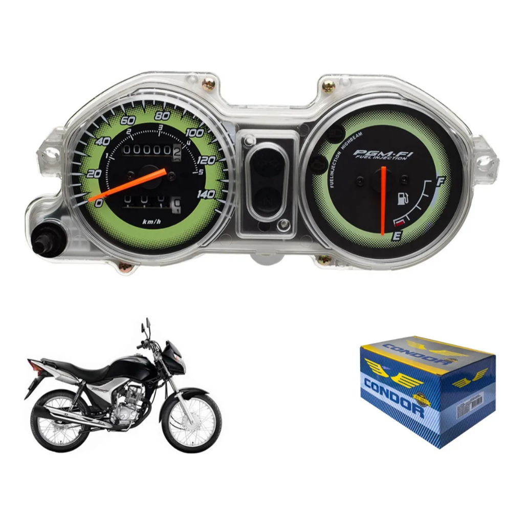 Painel Cg Titan 150 2009 2010 Esd Original Completo Verde em Oferta na Shopee