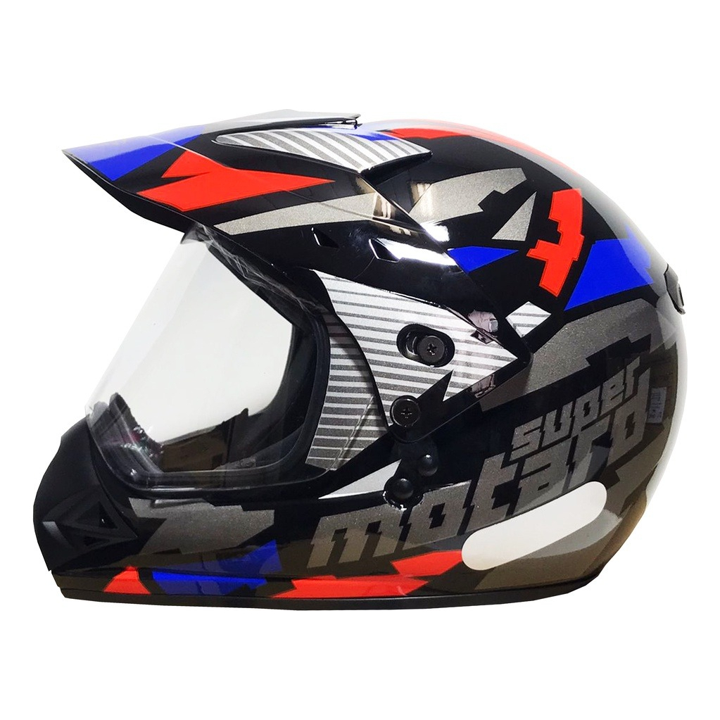 Capacete Motocross Ebf Super Motard Adventure Com Viseira Mercado Livre ativo ML  Mercado Shops ativo MS  6 unidades 234