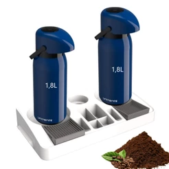 Kit 2 Garrafa Térmica Verona 1,8 L Azul + 1 Bandeja Organizadora Servire 2 Unitermi