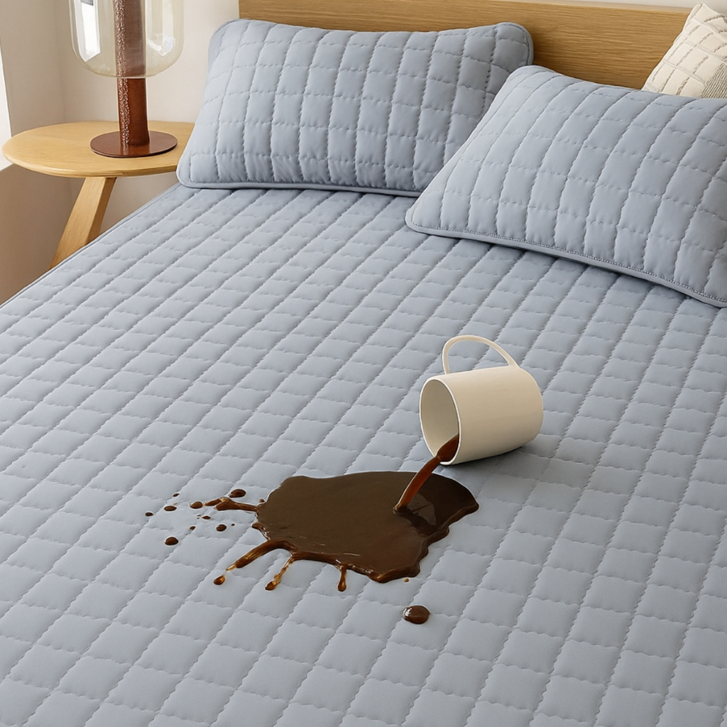 Capa Protetor Impermeável Com Elástico Para Colchão Matelado Antialérgica Fácil de Limpar