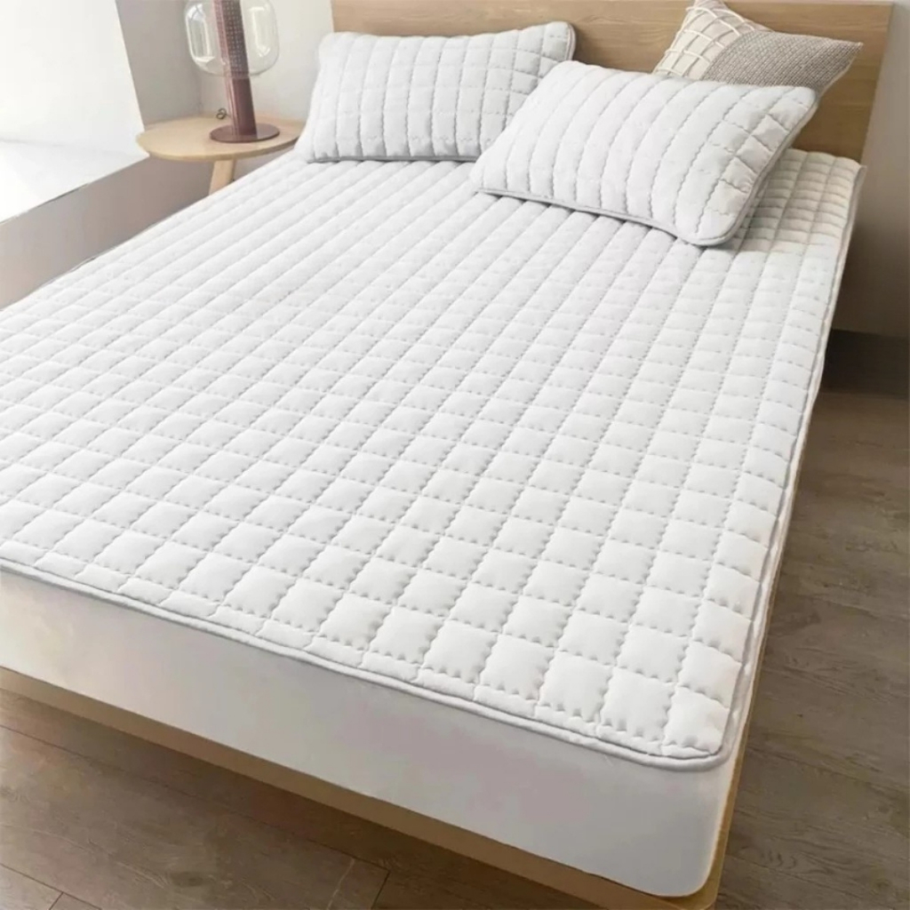 Capa Protetor de Colchão Matelado Impermeável Com Elástico Antialérgico