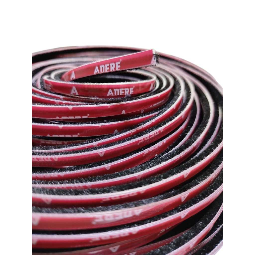 ESCOVINHA DE VEDAÇÃO 5x6mm para portas e janelas  AUTO-COLANTE   dupla-face Adere ORIGINAL várias medidas e cores