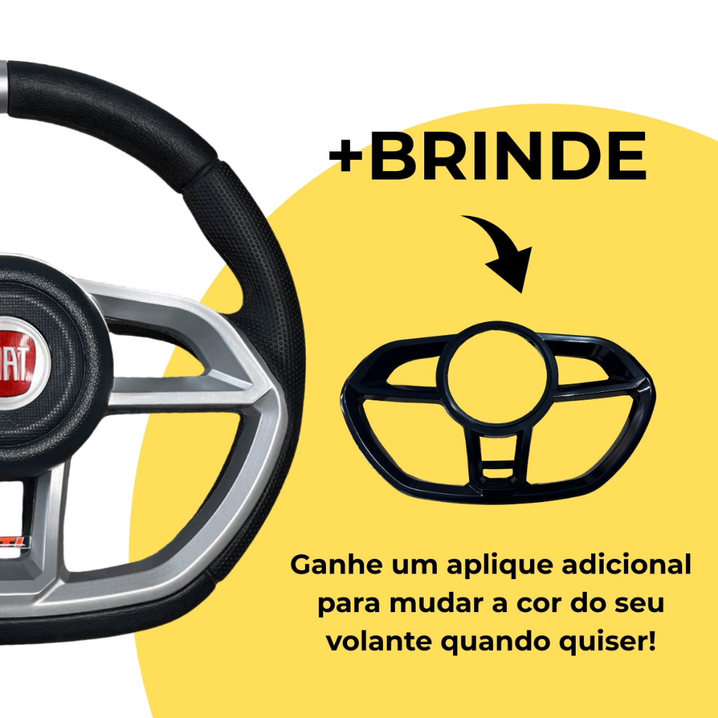 Volante Fiat Fiorino Siena Stilo Strada Palio 1996 Até 2013