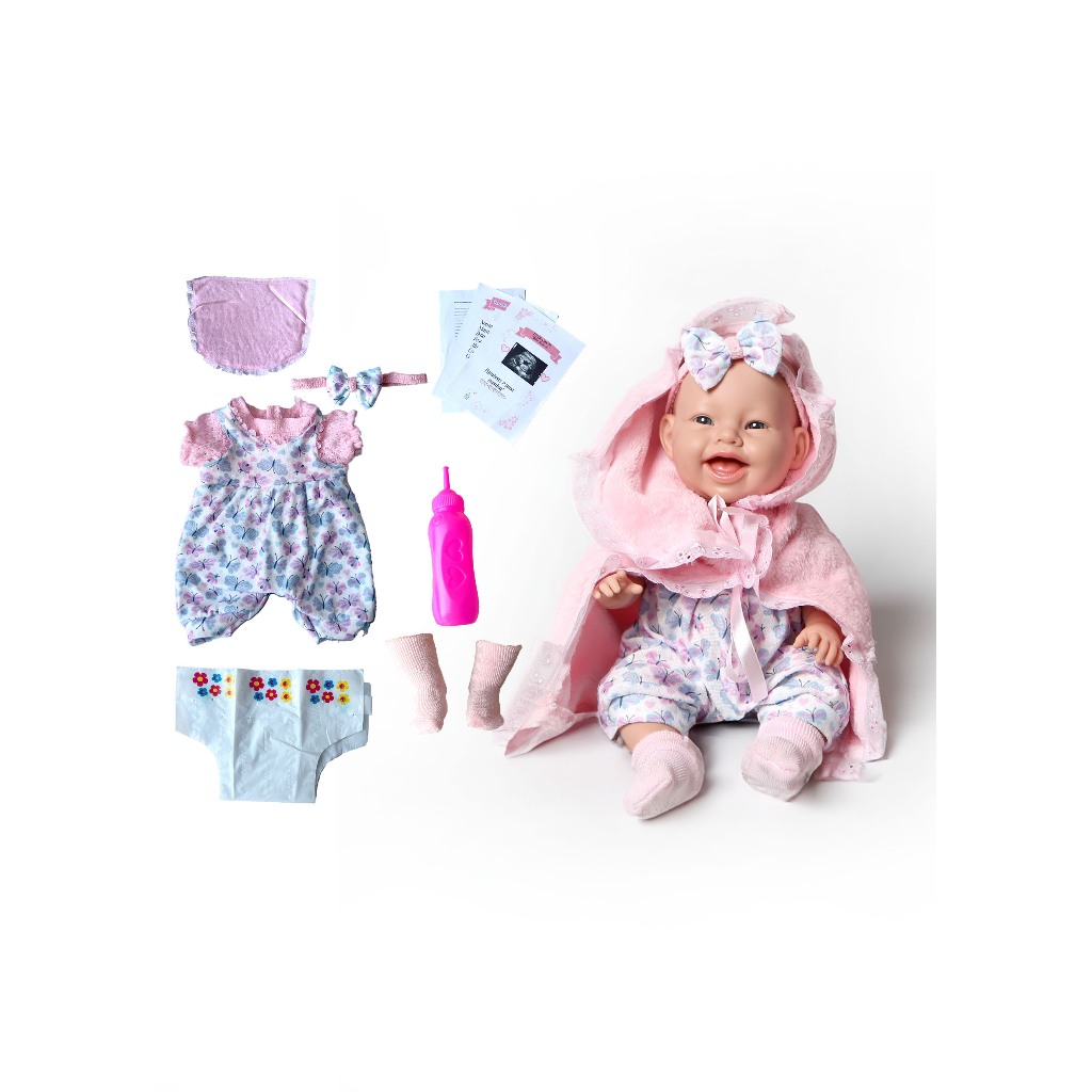 Boneca Realista Bebe Reborn Com Itens Inclusos 100% Silicone Pode Dar Banho Faz Xixi