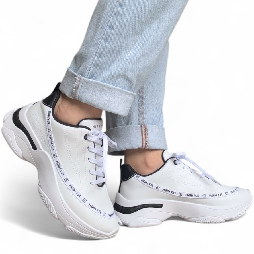 Tênis Feminino Jogging Branco Ramarim 2574201-1