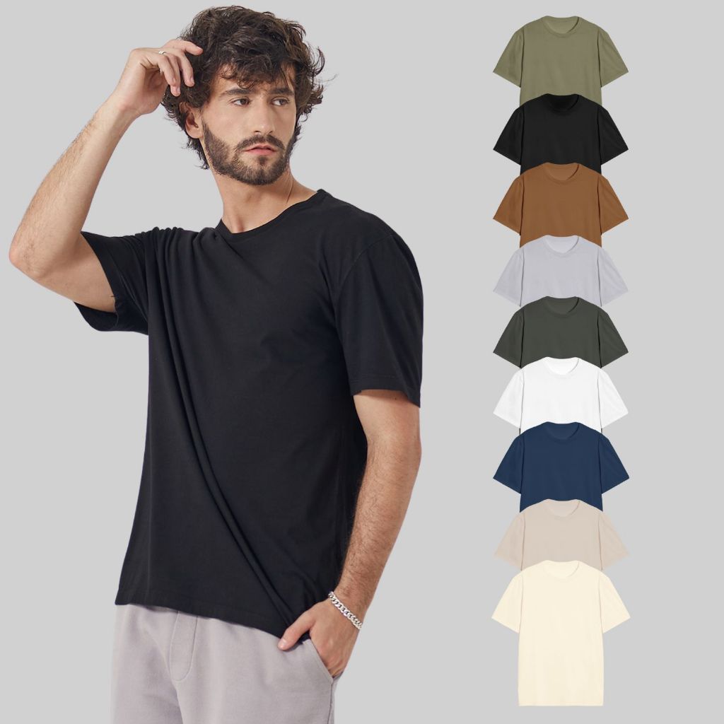Camiseta Masculina Casual Prime Cores Diversas - Men Clothes