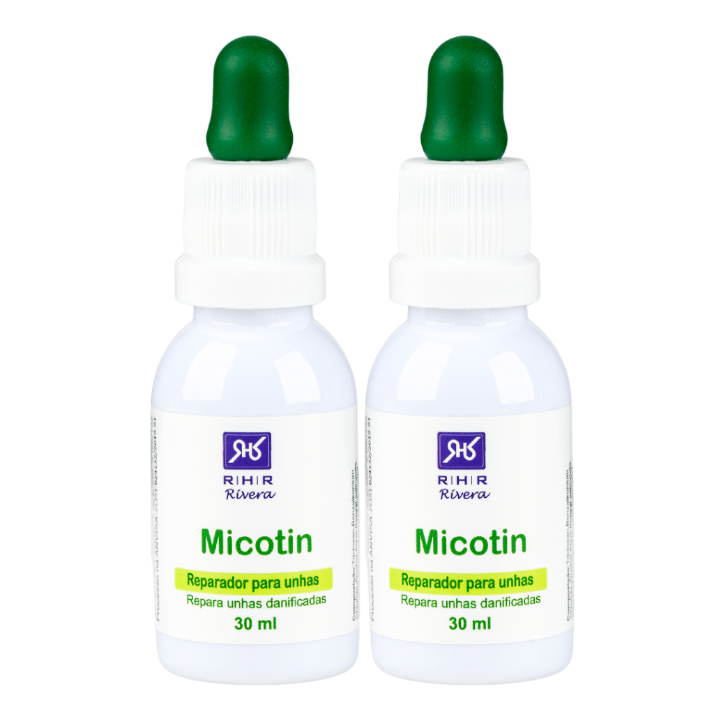 Kit Micose Para Unhas 2 Unidades Micotin 30ml Conta Gotas - Reparador Para Unhas Com Fungos