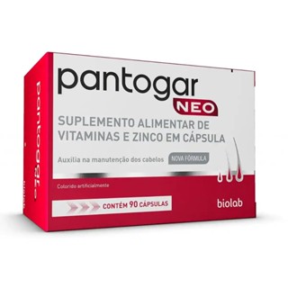 PANTOGAR NEO C/90 CAPSULAS Crescimento e fortalecimento Capilar, Pele e Unhas em Oferta na Shopee