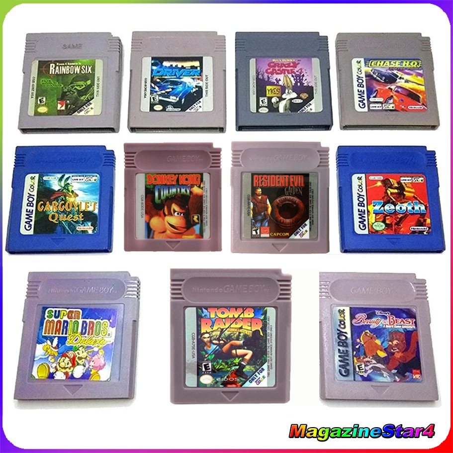 Cartuchos Para Game boy Color GBC Jogo de Vídeo GameBoy