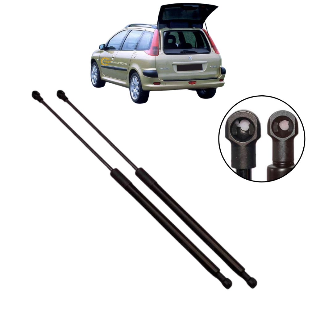 Par Amortecedor Vidro Traseiro Porta Malas Peugeot 206SW 207SW 2007 A 2013 em Oferta na Shopee