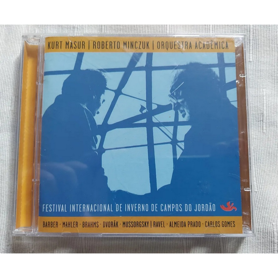 Cd Duplo Kurt Masur & Roberto Minczuk - Orquestra Acadêmica - Excelente Estado