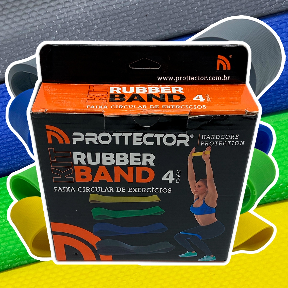 Kit Rubber Band Prottector 4 Tensões em Oferta na Shopee