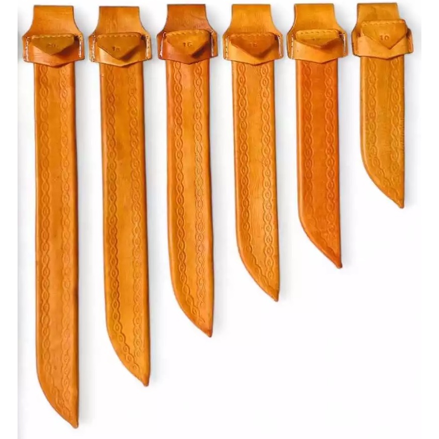 Bainha de facão Tramontina para mato galho cana em couro legítimo
