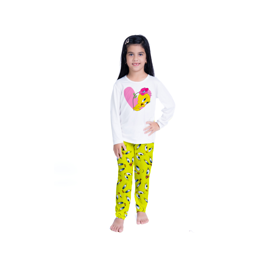 PIJAMA INFANTIL KAKA INVERNO MANGA LONGA FRIO