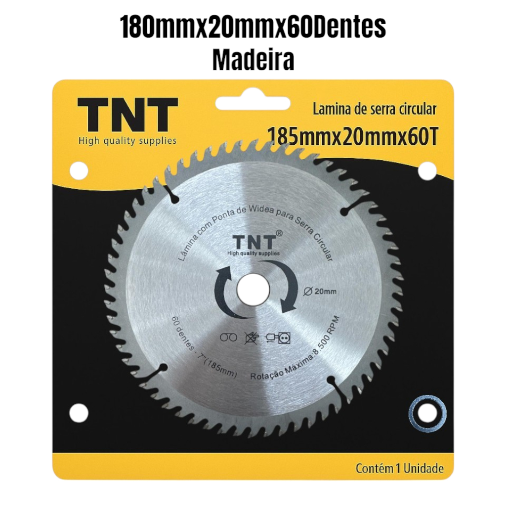 TNT Lâmina P/ Serra Meia Esquadria 7.1/4 Sev857 60d