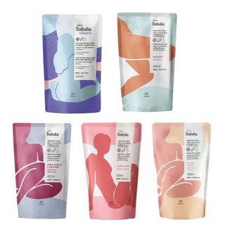 Refil hidratante tododia natura tododia 400ml (cereja e avela, ameixa, tamara e canela, macadamia, algodão)