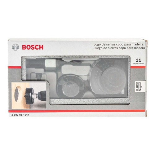 Jogo De Serras Copo Bosch Para Madeira com 11 Pcs em Oferta na Shopee
