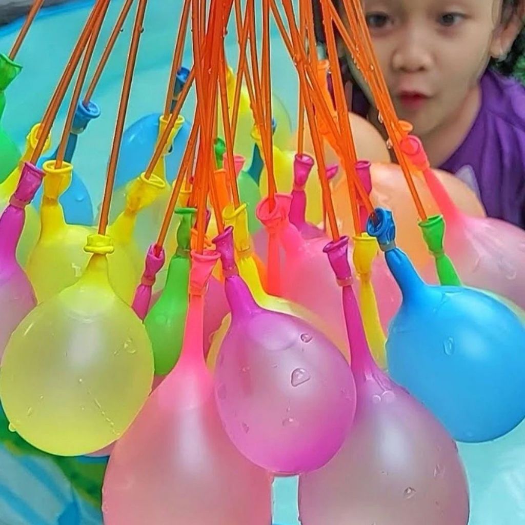 Detalhes do Balão De Água Guerra De Bexiga 222 Balões D'água Bexiga Guerra Enche Fácil Gincana Festa