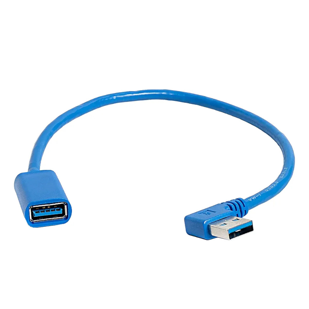 CABO EXTENSOR USB 3.0 COM 90GRAUS 20,CM
