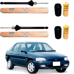 PAR AMORTECEDOR TRASEIRO ESCORT ZETEC 1996 A 1999 MONROE + KIT