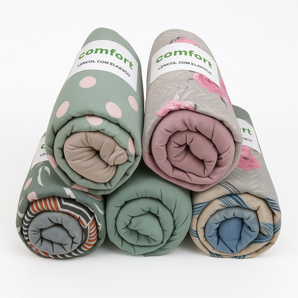 Jogo Lençol Casal King Malha 3pc 100% Algodão Viés em Oferta na Shopee