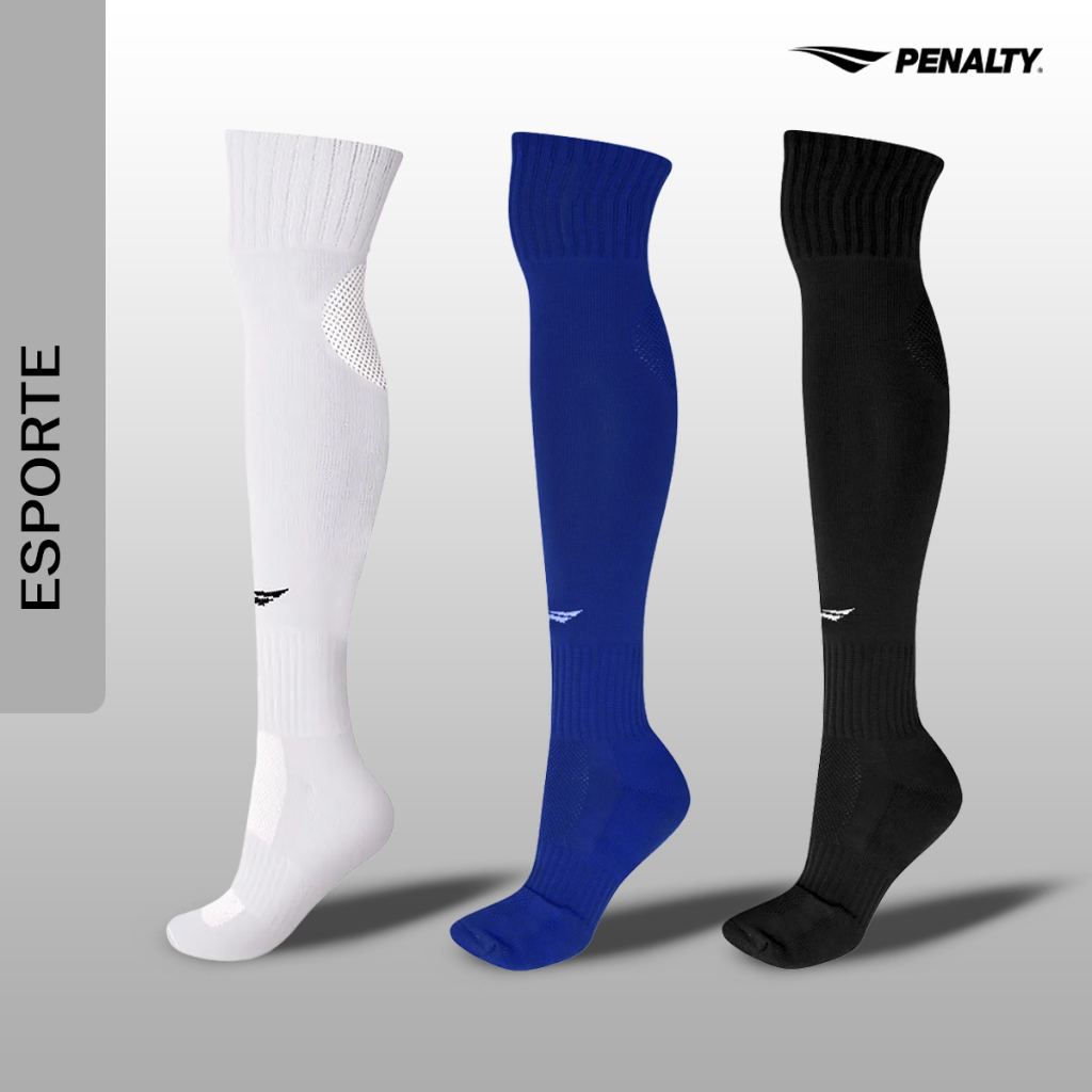 Kit 3 Meião Futebol Penalty Matis Treino Adulto Volei Original Meia Esporte em Oferta na Shopee