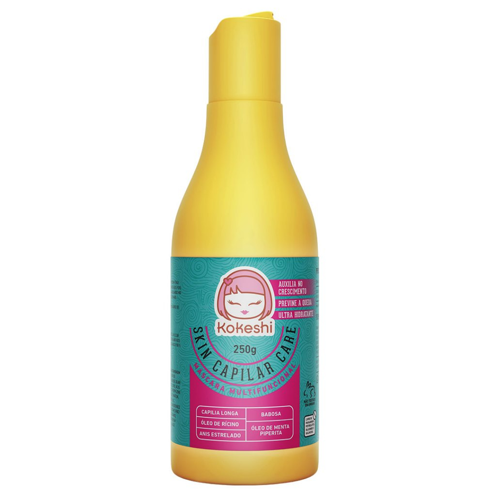 Máscara Antiqueda e Crescimento Kokeshi - Skin Capilar Care 250g em Oferta na Shopee