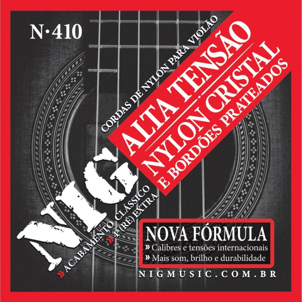 Encordoamento Violão Nylon Nig Tensão Alta N-410