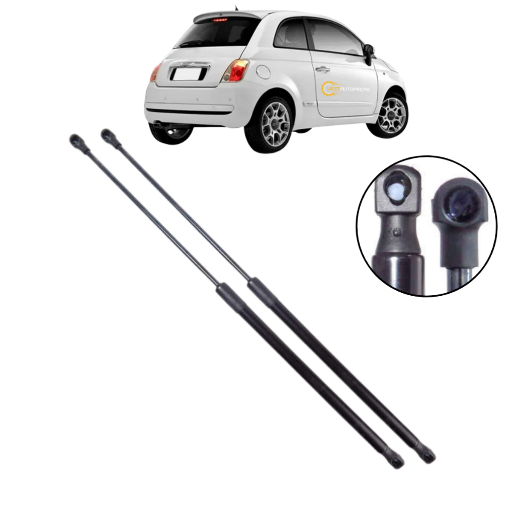 Par Amortecedor Tampa Traseira Porta Malas Fiat 500 CONVERSIVEL Cinquecento 2012 A 2017 em Oferta na Shopee