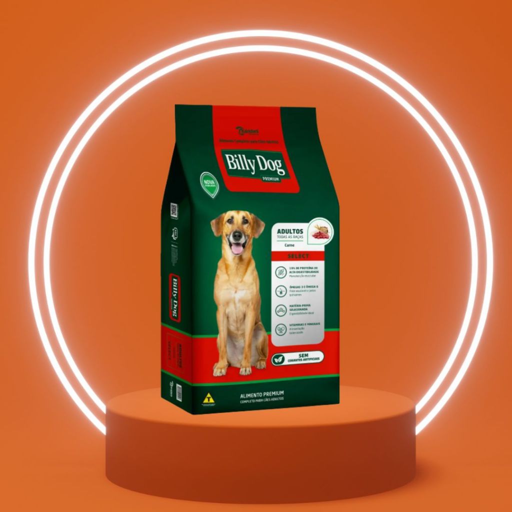 BILLY DOG SELECT - PARA CÃES ADULTOS - SABOR E SAÚDE | 1kg