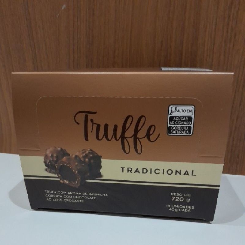 Display Caixa Truffe Trufa Tradicional Favo De Mel 40G 18 unidades CHOCOLQTE AO LEITE.