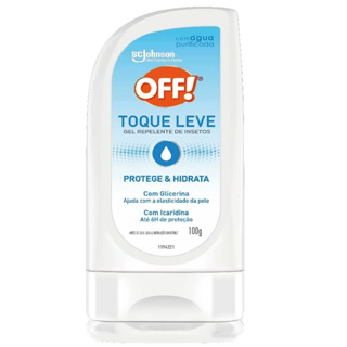 Repelente de Insetos OFF Toque Leve Gel 100g em Oferta na Shopee