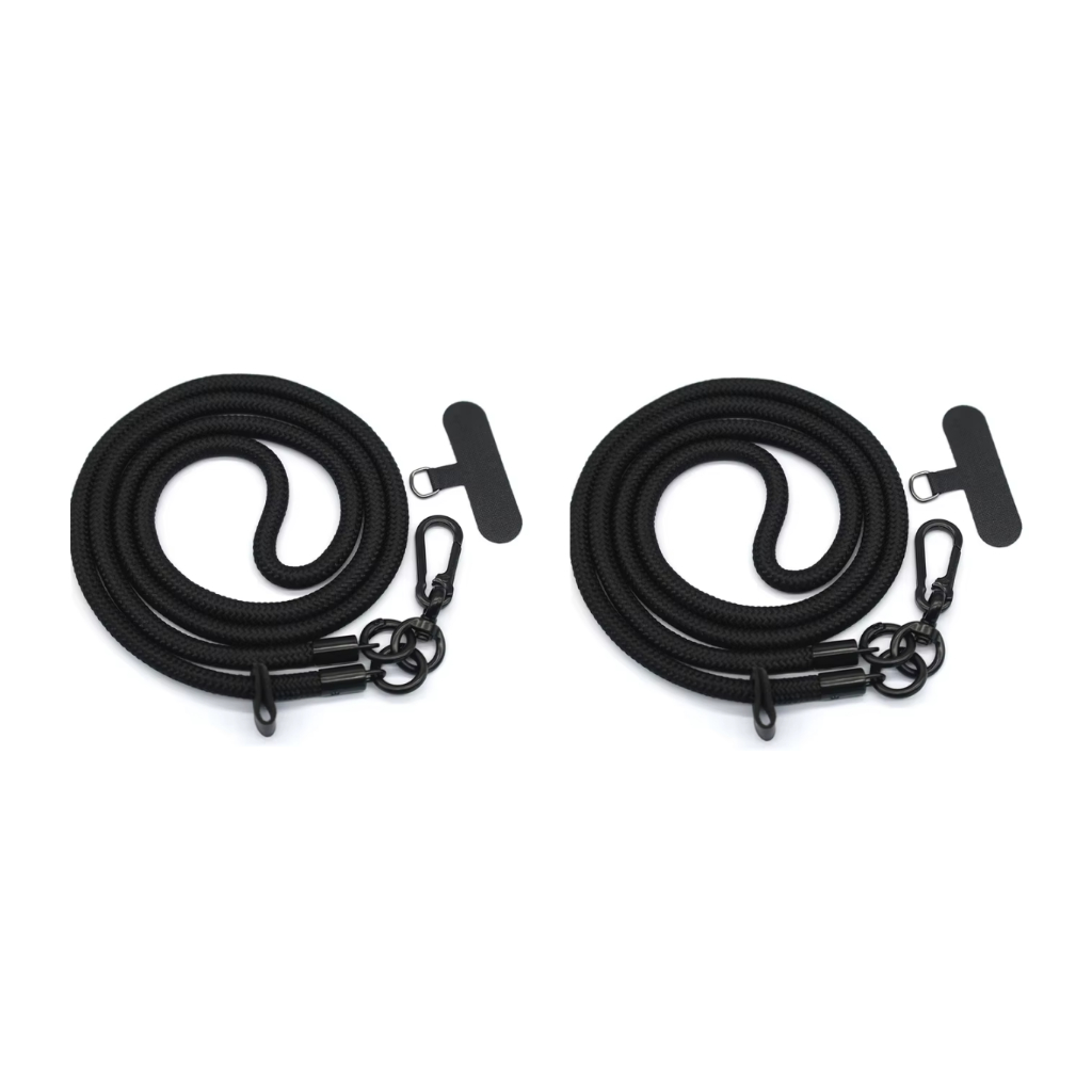 Kit Combo 2x Cordão Longo De Pescoço Grosso Macio Para Celular Ajustável Outdoor Modelo Novo